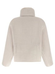 Brunello Cucinelli Gray Virgin Wool Coat