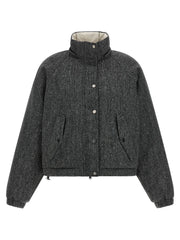 Brunello Cucinelli Gray Virgin Wool Jacket