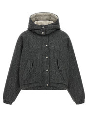 Brunello Cucinelli Gray Virgin Wool Jacket