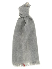 Écharpe en Laine Virgin Gris Brunello Cucinelli
