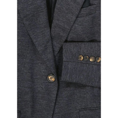 Brunello Cucinelli Gray Wool Blazer