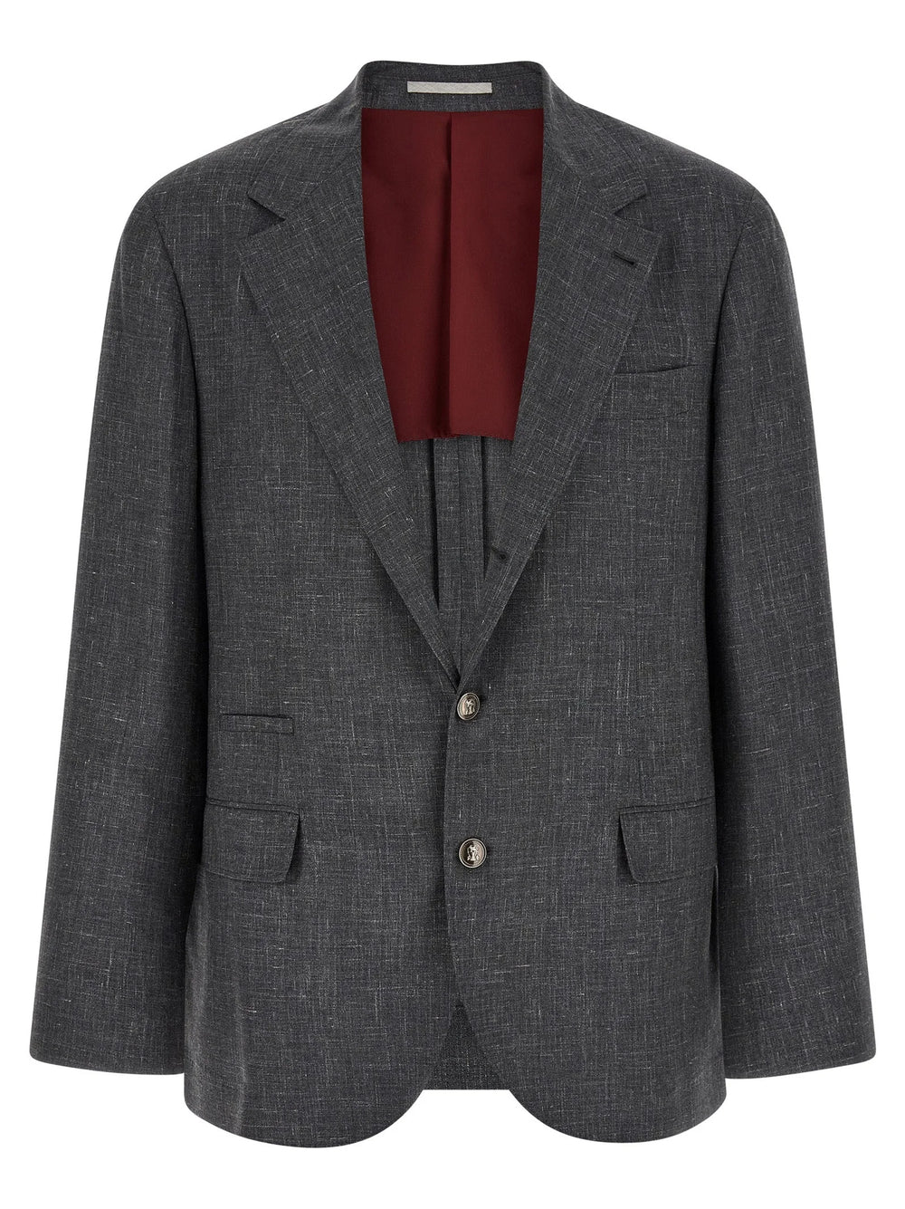 Brunello Cucinelli Gray Wool Blazer