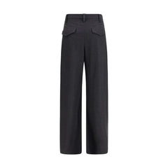 Brunello Cucinelli Gray Wool Oves Aries Dress Pants