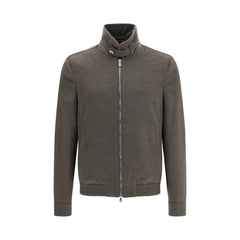 Brunello Cucinelli Gray Wool Oves Aries Full-Length Jacket - IT46 | S