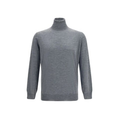 Brunello Cucinelli Gray Wool Oves Aries Turtleneck