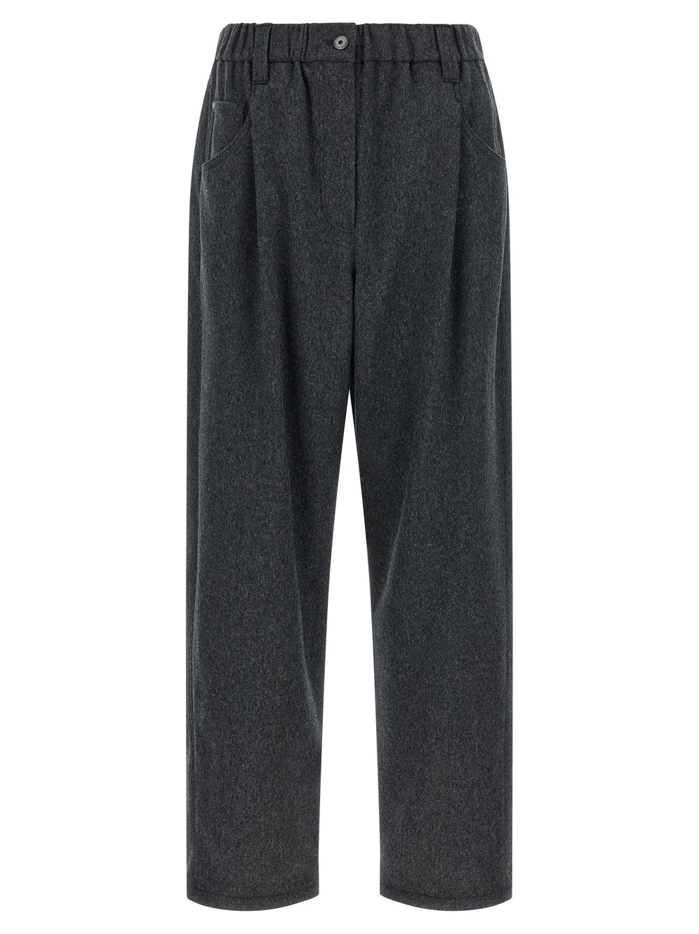 Brunello Cucinelli Gray Wool Pants
