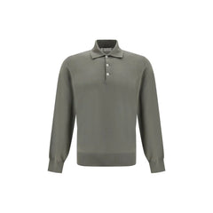 Brunello Cucinelli Green Cotton Shortsleeve Shirt
