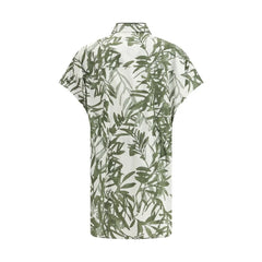 Brunello Cucinelli Leaf print Long Shirt - XXL - Shirts