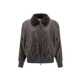 Brunello Cucinelli Leather Jacket - IT42 | L - Bomber Jackets