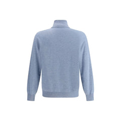 Brunello Cucinelli Light Blue Cashmere Cashmere Sweater