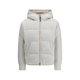 Brunello Cucinelli Lurex Down Jacket - IT42 | L - Puffer Jackets