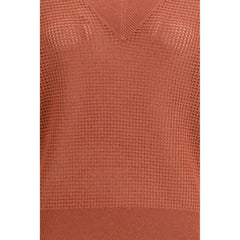 Camisola de cachemir multicolor da Brunello Cucinelli - S