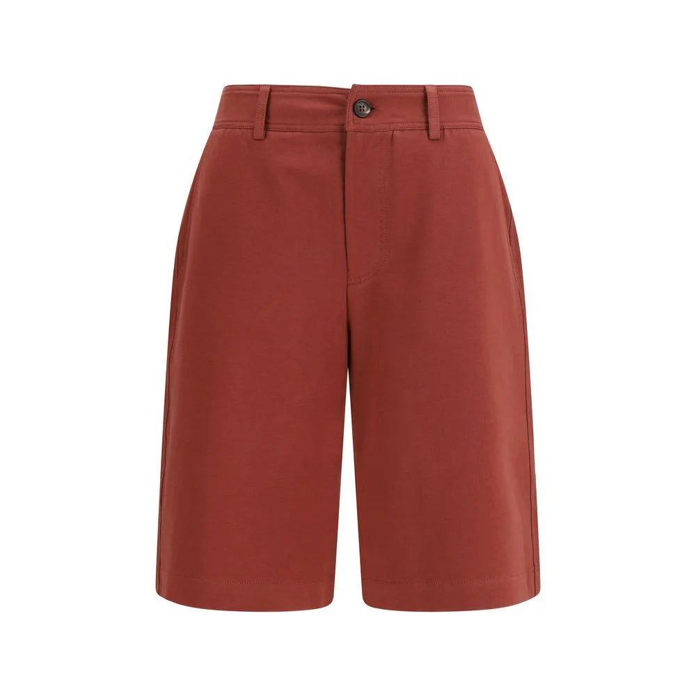 Brunello Cucinelli Multicolor Cotton Bermuda Shorts