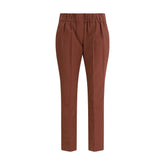 Brunello Cucinelli Multicolor Cotton Casual Pants
