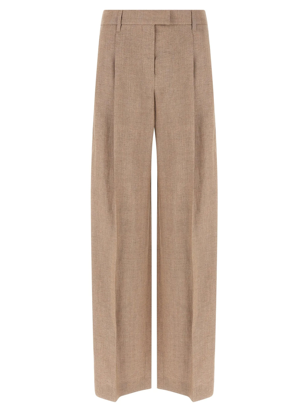 Brunello Cucinelli Multicolor Linen Flared Pants - IT42