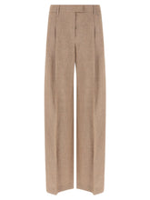 Brunello Cucinelli Multicolor Linen Flared Pants - IT42