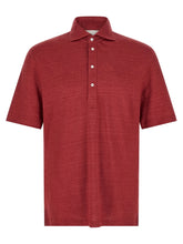Brunello Cucinelli Multicolor Linen Polo Shirt