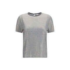 Brunello Cucinelli Multicolor Linen T-Shirt
