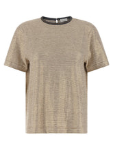 Brunello Cucinelli Multicolor Linen T-Shirt - XS