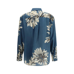 Brunello Cucinelli Multicolor Silk Pattern Shirt - S