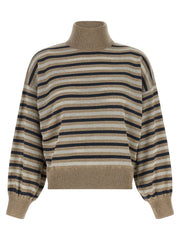 Brunello Cucinelli Multicolor Virgin Wool Cardigan