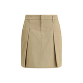 Brunello Cucinelli Pleated cotton short Skirt