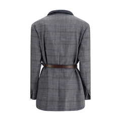 Brunello Cucinelli Prince of Wales pattern Blazer