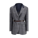 Brunello Cucinelli Prince of Wales pattern Blazer - Sport Jackets