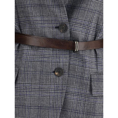 Brunello Cucinelli Prince of Wales pattern Blazer - Sport Jackets