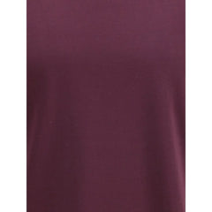 Brunello Cucinelli Purple Cotton T-Shirt