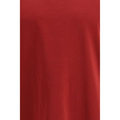 Brunello Cucinelli Red Cotton T-Shirt