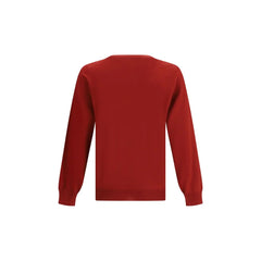 Brunello Cucinelli Red Fleece Wool Sweatshirt - IT54 | XXL