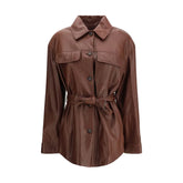 Brunello Cucinelli Saharan leather Jacket - IT40 | M - Coats & Jackets