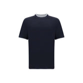 Brunello Cucinelli Silk T-Shir - T-Shirts