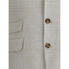 Brunello Cucinelli Single-breasted check Blazer - Sport Jackets