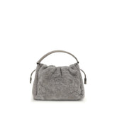 Brunello Cucinelli Small shearling Mellow Shoulder Bag