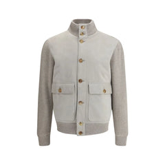Brunello Cucinelli Suede Jacket - Coats & Jackets