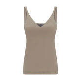 Brunello Cucinelli Top with embellishments - M - Tank Tops