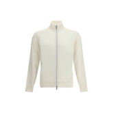Brunello Cucinelli White Cashmere Cardigan - IT54 | XXL