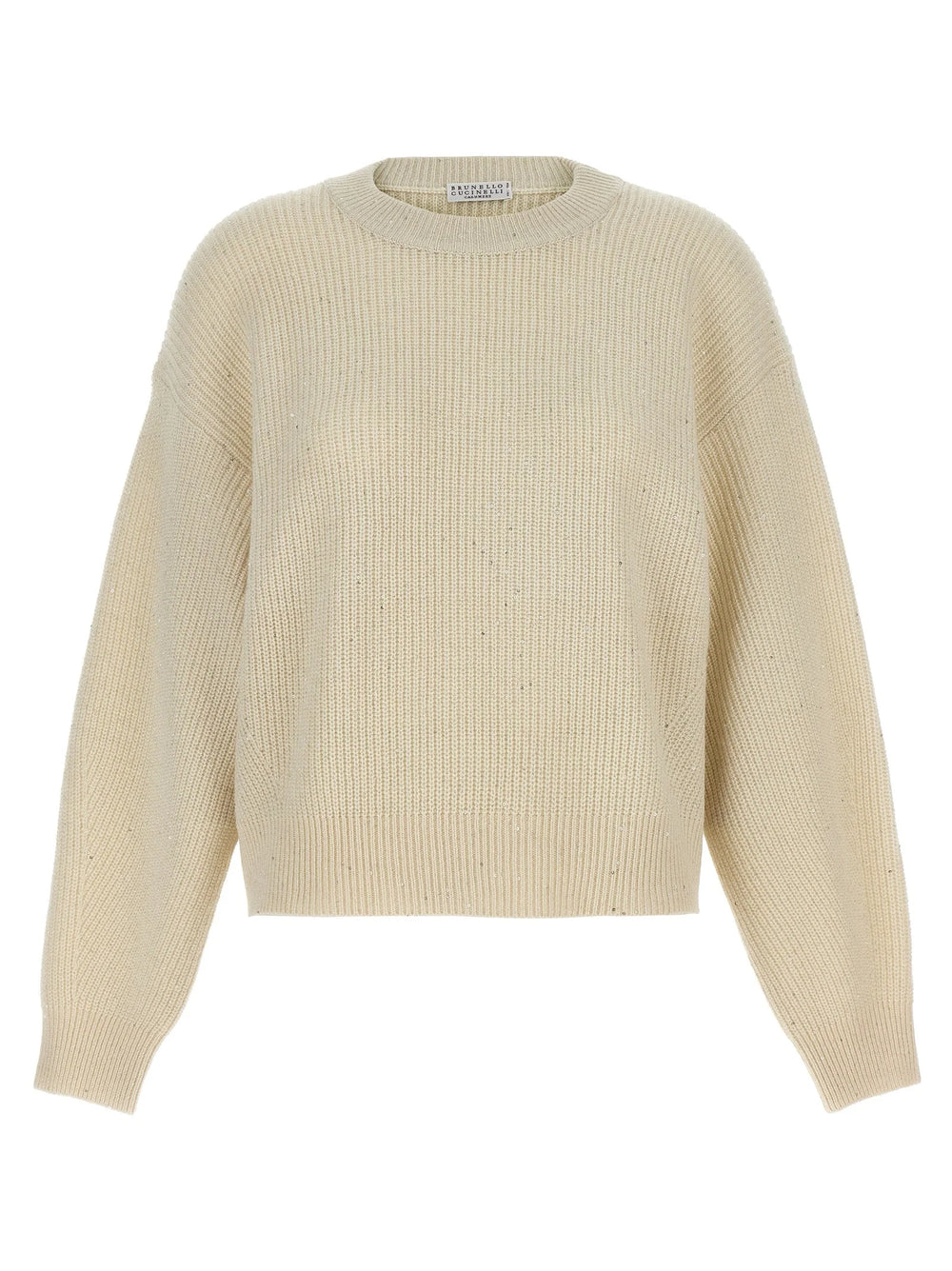 Brunello Cucinelli White Cashmere Cardigan - L