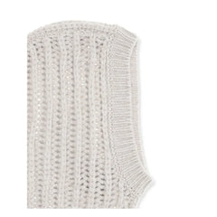 Brunello Cucinelli White Cashmere Hat - M