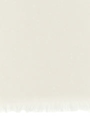 Brunello Cucinelli White Cashmere Scarf