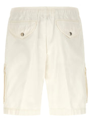 Brunello Cucinelli White Cotton Bermuda Shorts - 48 | M