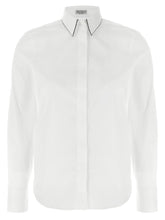 Brunello Cucinelli White Cotton Blouse