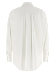 Brunello Cucinelli White Cotton Blouse