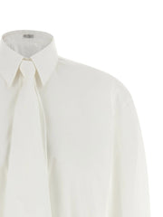Brunello Cucinelli White Cotton Blouse