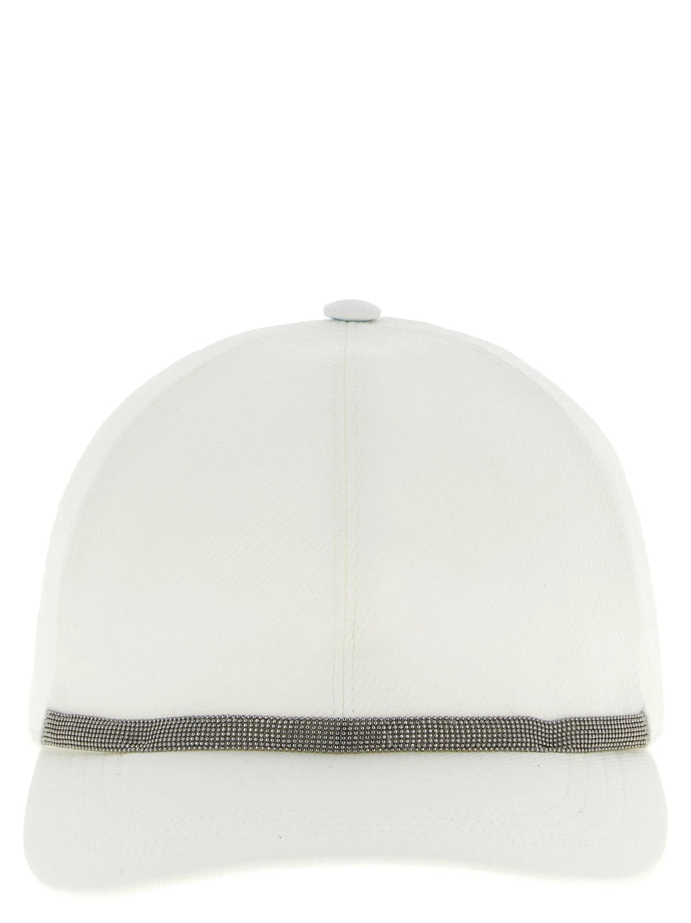 Brunello Cucinelli White Cotton Cap (Baseball Hat) - L