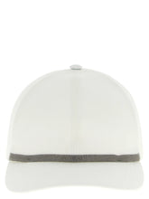 Brunello Cucinelli White Cotton Cap (Baseball Hat) - L