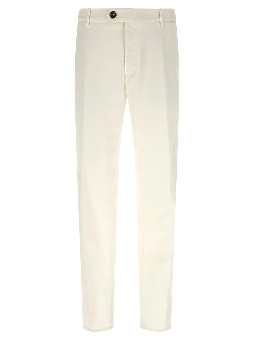 Brunello Cucinelli White Cotton Casual Pants