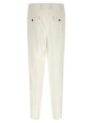 Brunello Cucinelli White Cotton Casual Pants - IT50 | L